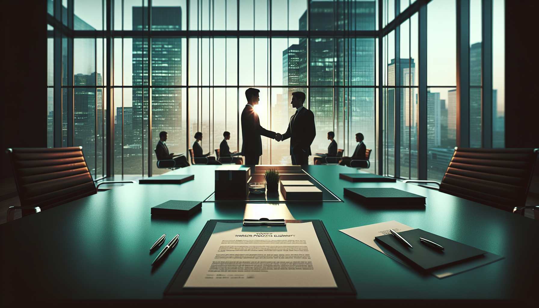 Trabalhador analisando documentos sobre garantia de processo trabalhista para antecipação de crédito